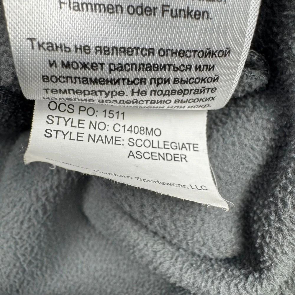Columbia Softshell Jacket Mens S Gray Excellent SF State Gators Full Zip Fleece